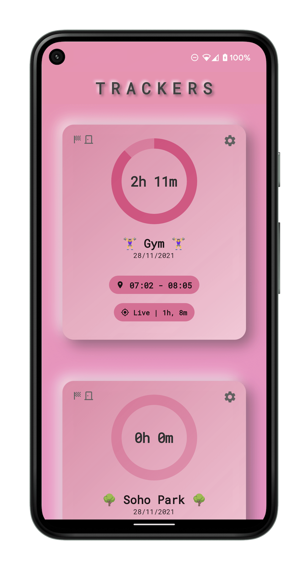 Pink Tracker Dashboard